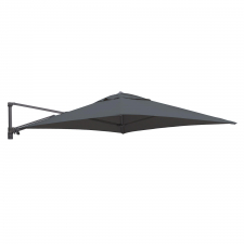 Murano muurparasol 180x180cm (grey)