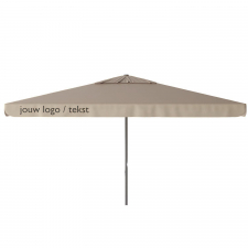 Parasol Quito 400x300cm (Ecru) met bedrukking