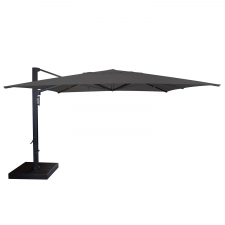 Zweefparasol Touros 400x400cm (Charcoal grey)