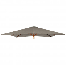 Stokparasoldoek Rhino 400x400cm vierkant Taupe (polyester)